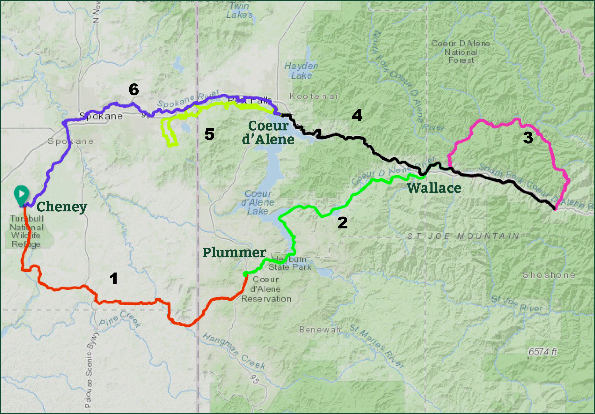 Idaho 2025 overview map