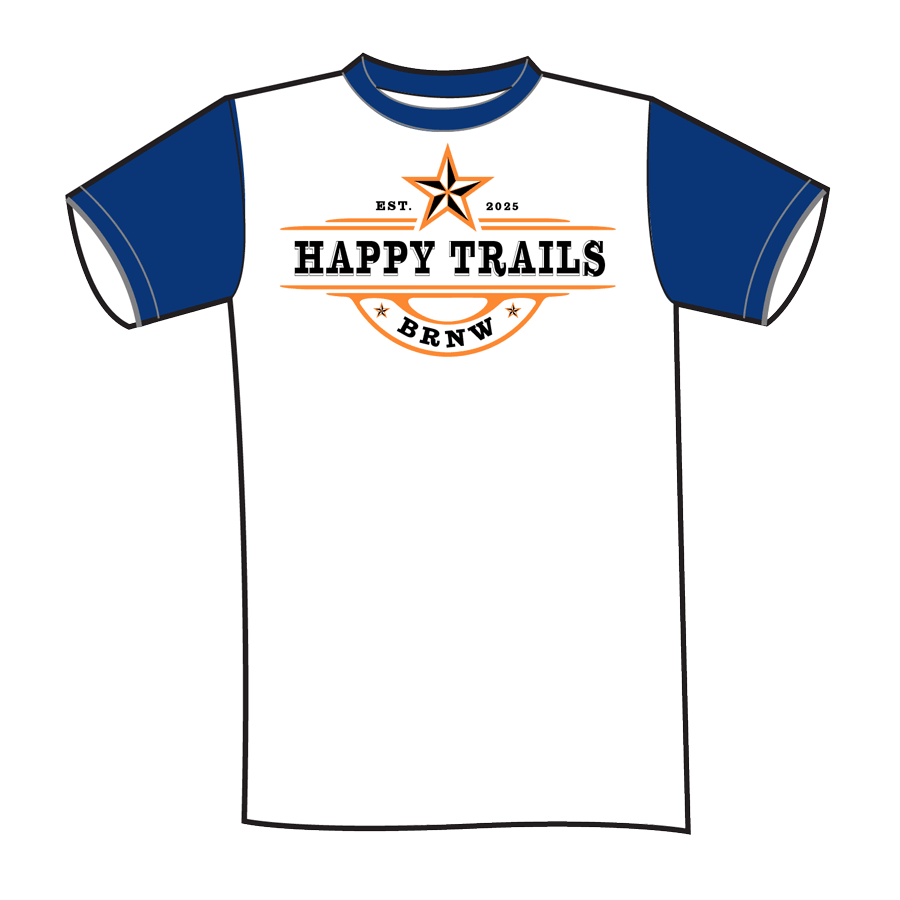 t-shirt happy trails