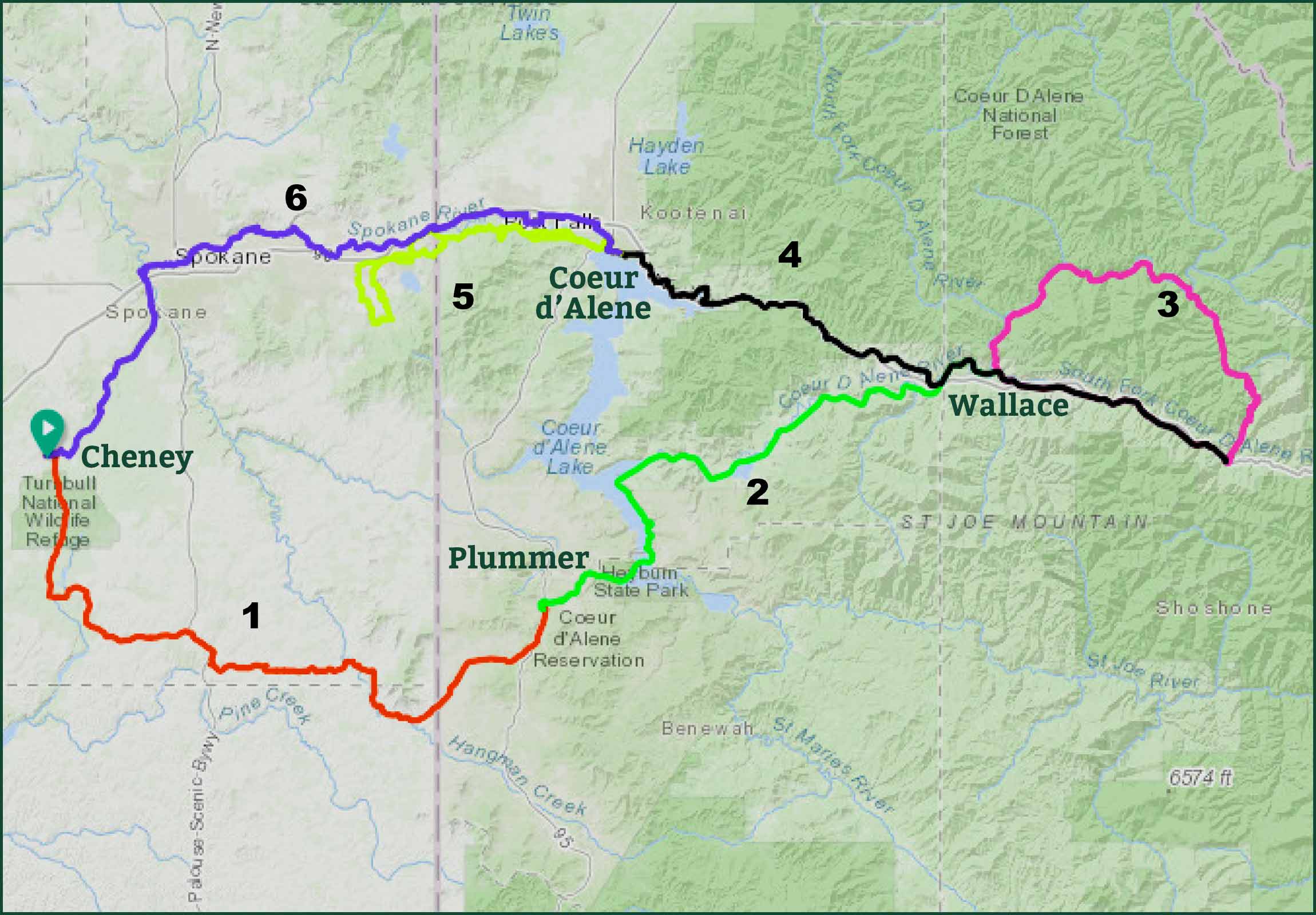 BRNW Idaho 2025 overview map